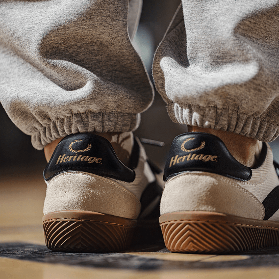 Retro Street Leather Trainers