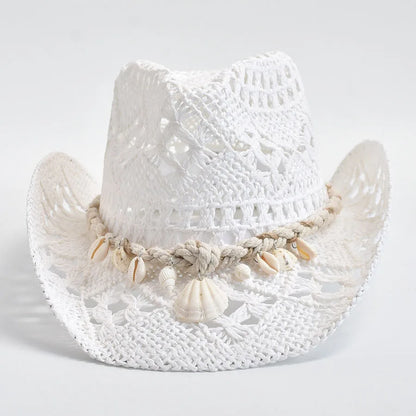 Coastal Seashell Straw Hat