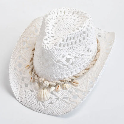 Coastal Seashell Straw Hat